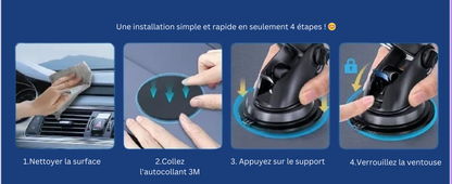 Support de téléphone magnétique pour voiture